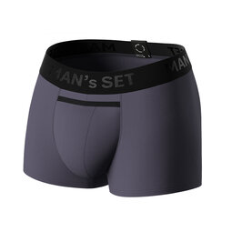 Мужские анатомические боксеры Anatomic Classic Black Series Micromodal, графитовый