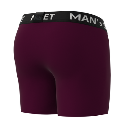Чоловічі анатомічні боксери, Intimate PRO, марсала  MAN's SET вигляд 5 