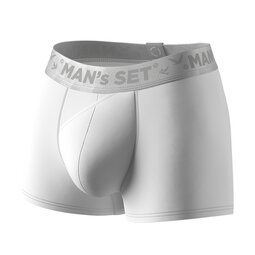 Чоловічі боксери з бавовни, Anatomic Classic 2.0, Silver Series, білий