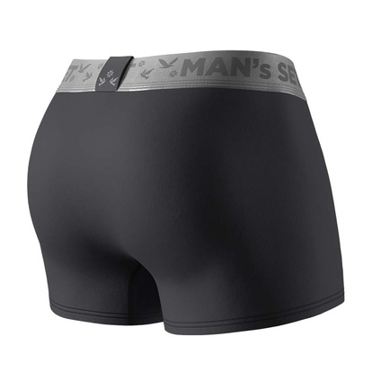 Мужские трусы Anatomic Classic 2.0, Silver Series, графитовый вид сзади