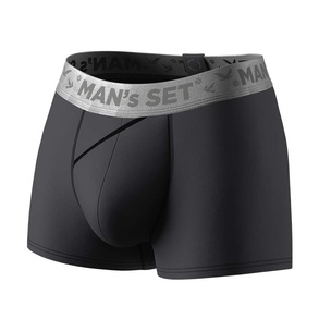 Мужские анатомические боксёры из хлопка, Anatomic Classic 2.0, Silver Series, графитовый