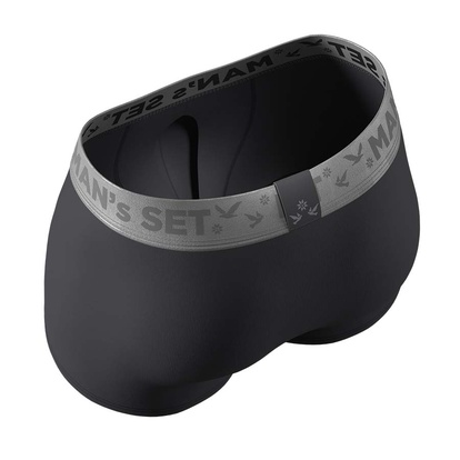 Мужские трусы Anatomic Classic 2.0, Silver Series, графитовый й вид сверху