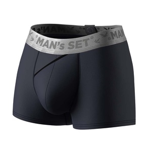 Мужские анатомические боксеры из хлопка, Anatomic Classic 2.0, Silver Series, темно-синий