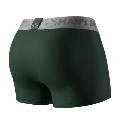 Мужские трусы Anatomic Classic 2.0, Silver Series, темно-зеленый вид сзади