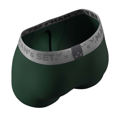 Мужские трусы Anatomic Classic 2.0, Silver Series, темно-зеленый вид сверху