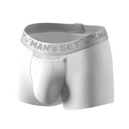 Мужские боксеры из хлопка с сеткой, Anatomic Classic Light, Silver Series, белый