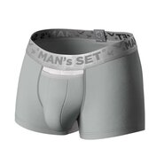 Чоловічі боксери із бавовни з сіткою, Anatomic Classic Light, Silver Series, сірий
