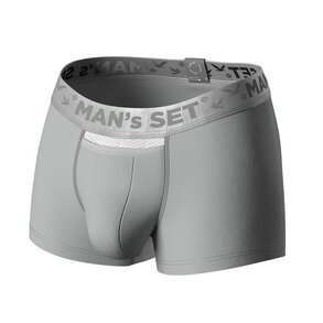 Чоловічі боксери із бавовни з сіткою, Anatomic Classic Light, Silver Series, сірий