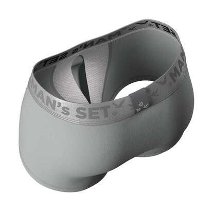 Труси Anatomic Classic Light, Silver Series, сірий вид в середені