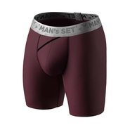 Мужские боксеры из хлопка, Anatomic Long 2.0, Silver Series, вишня