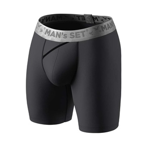 Чоловічі анатомічні боксери з бавовни, Anatomic Long 2.0, Silver Series, графітовий