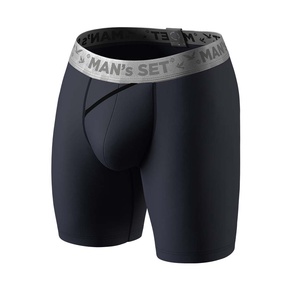 Чоловічі анатомічні боксери з бавовни, Anatomic Long 2.0, Silver Series, темно-синій