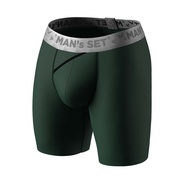 Мужские боксеры из хлопка, Anatomic Long 2.0, Silver Series, темно-зеленый