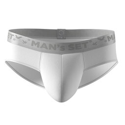 Чоловічі сліпи з бавовни, Anatomic Slips, Silver Series, білий