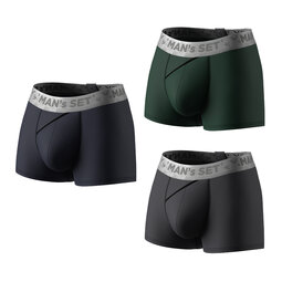 Комплект мужских трусов Classic 2.0, Dark Silver Series, 3шт
