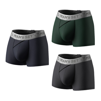 Комплект чоловічих трусів Classic 2.0, Dark Silver Series, 3шт