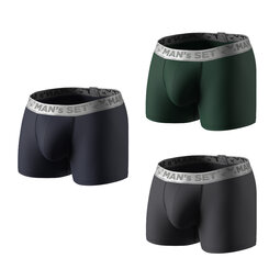 Комплект мужских трусов Intimate 2.1, Dark Silver Series, 3 шт