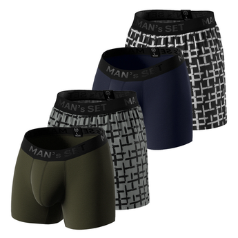 Комплект трусов MIX Intimate/ Shorts Black Series, 4шт