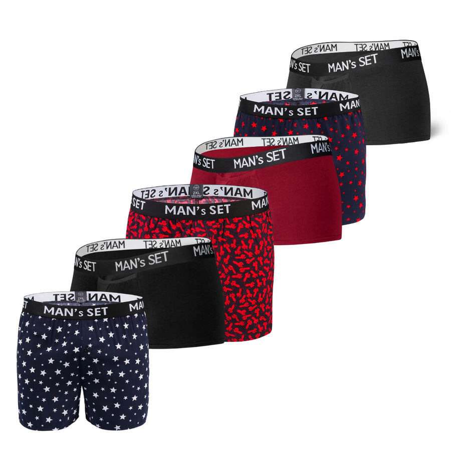 Комплект трусов MIX Modern/ Shorts, 6шт