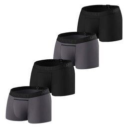 Комплект трусів Classic 1.2 Black Series, чорний/графітовий, 4шт