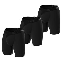 Комплект анатомічних трусів Long 2.0 Light Black Series, 3шт 