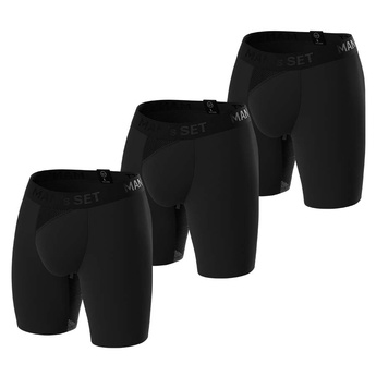 Комплект трусов Long 2.0 Light Black Series, 3шт