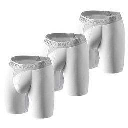 Комплект анатомических трусов Long 2.0 Light, Silver Series, белый, 3шт