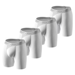 Комплект анатомічних трусів Long 2.0 Light, Silver Series, білий, 4шт