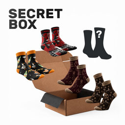 Набір чоловічих принтованих шкарпеток Secret Box, 7 шт