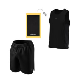 Комплект спортивної білизни з майки, шортів 2-in-1 і рушника "Dynamic Training Pack"