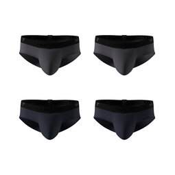 Комплект трусов Anatomic Slips no fly Black Series, тёмно-синий/графит 4 шт