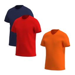 Комплект футболок для хлопчика Basic (2 U + V-neck) Kids, Energy Trio