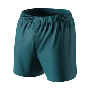 Семейные трусы (семейки) Shorts Cotton, темно-бирюзовый (left vertical fly)