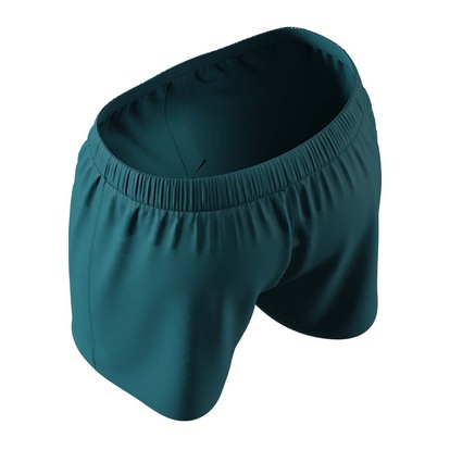 Сімейні труси (сімейки) Shorts Cotton, темно-бірюзовий (left vertical fly)  MAN's SET вигляд 1 