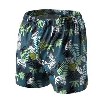 Семейные трусы (семейки) Shorts Cotton, листья папоротника (left vertical fly)