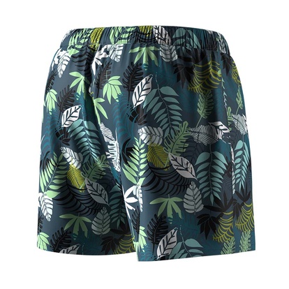 Семейные трусы (семейки) Shorts Cotton, листья папоротника (left vertical fly)  MAN's SET вид 3 