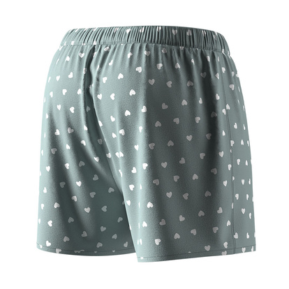 Чоловічі сімейні труси Shorts Cotton, блакитний, Soft Hearts фото ззаду
