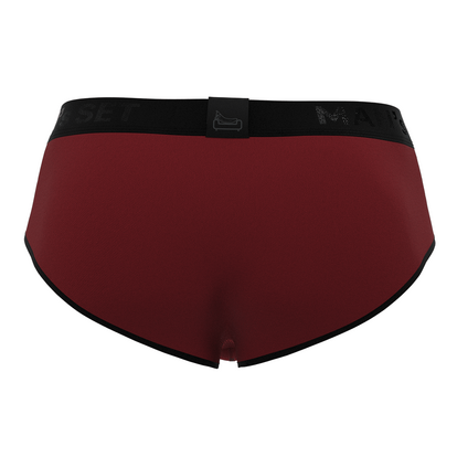 Чоловічі труси бріфи з бавовни, Anatomic Briefs Black Series, темно-червоний  MAN's SET вигляд 3 
