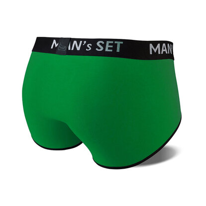 Чоловічі труси бріфи з бавовни, Anatomic Briefs, зелений  MAN's SET вигляд 4 