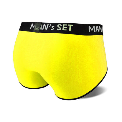Чоловічі труси бріфи з бавовни, Anatomic Briefs, жовті  MAN's SET вигляд 4 