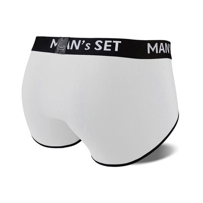 Чоловічі труси бріфи з бавовни, Anatomic Briefs, білий  MAN's SET вигляд 4 