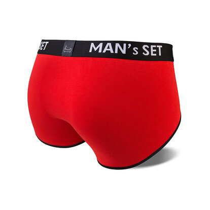 Мужские трусы брифы из хлопка, Anatomic Briefs, красный  MAN's SET вид 4 