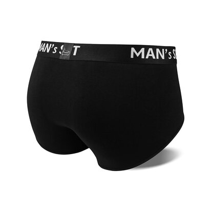 Чоловічі труси бріфи з бавовни, Anatomic Briefs, чорний  MAN's SET вигляд 4 