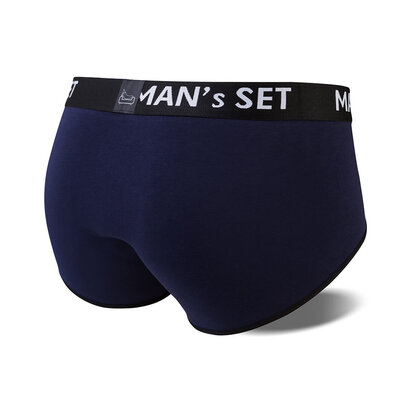 Чоловічі труси бріфи з бавовни, Anatomic Briefs, синій  MAN's SET вигляд 4 