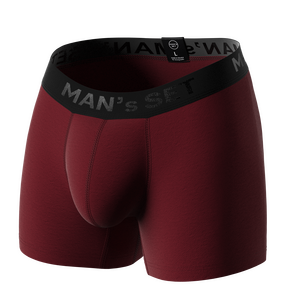 Мужские анатомические боксеры, Intimate Black Series, бордовый