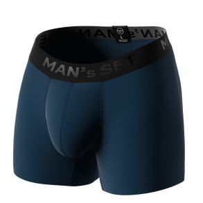 Чоловічі анатомічні боксери, Intimate MAX Black Series, темно-блакитний