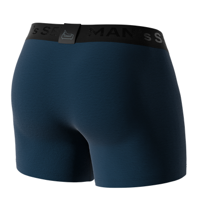Чоловічі анатомічні боксери, Intimate Black Series, темно-блакитний  MAN's SET вигляд 3 