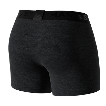 Чоловічі анатомічні боксери, Intimate Black Series, антрацит  MAN's SET вигляд 3 