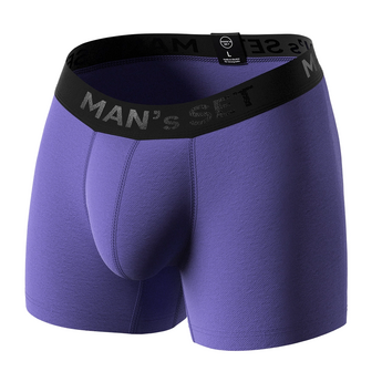 Чоловічі анатомічні боксери, Intimate Black Series, фіолетовий