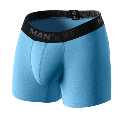 Чоловічі анатомічні боксери, Intimate Black Series, світло-бірюзовий  MAN's SET  вид спереду